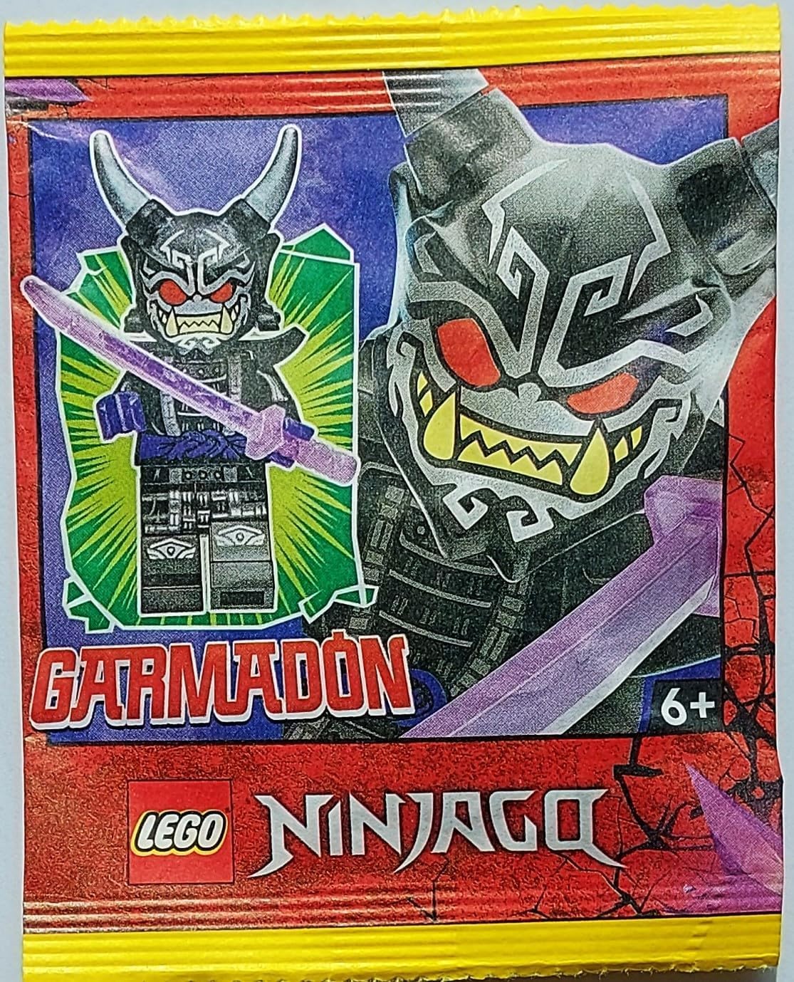 LEGO Ninjago Lord Garmadon Oni Minifigure with Sword – Collectible LEGO Figure