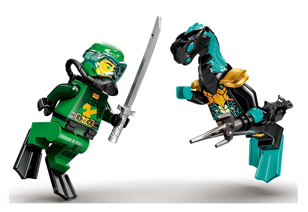 LEGO NINJAGO Lloyd’s Hydro Mech 71750 – Underwater Battle Playset for Kids 7+