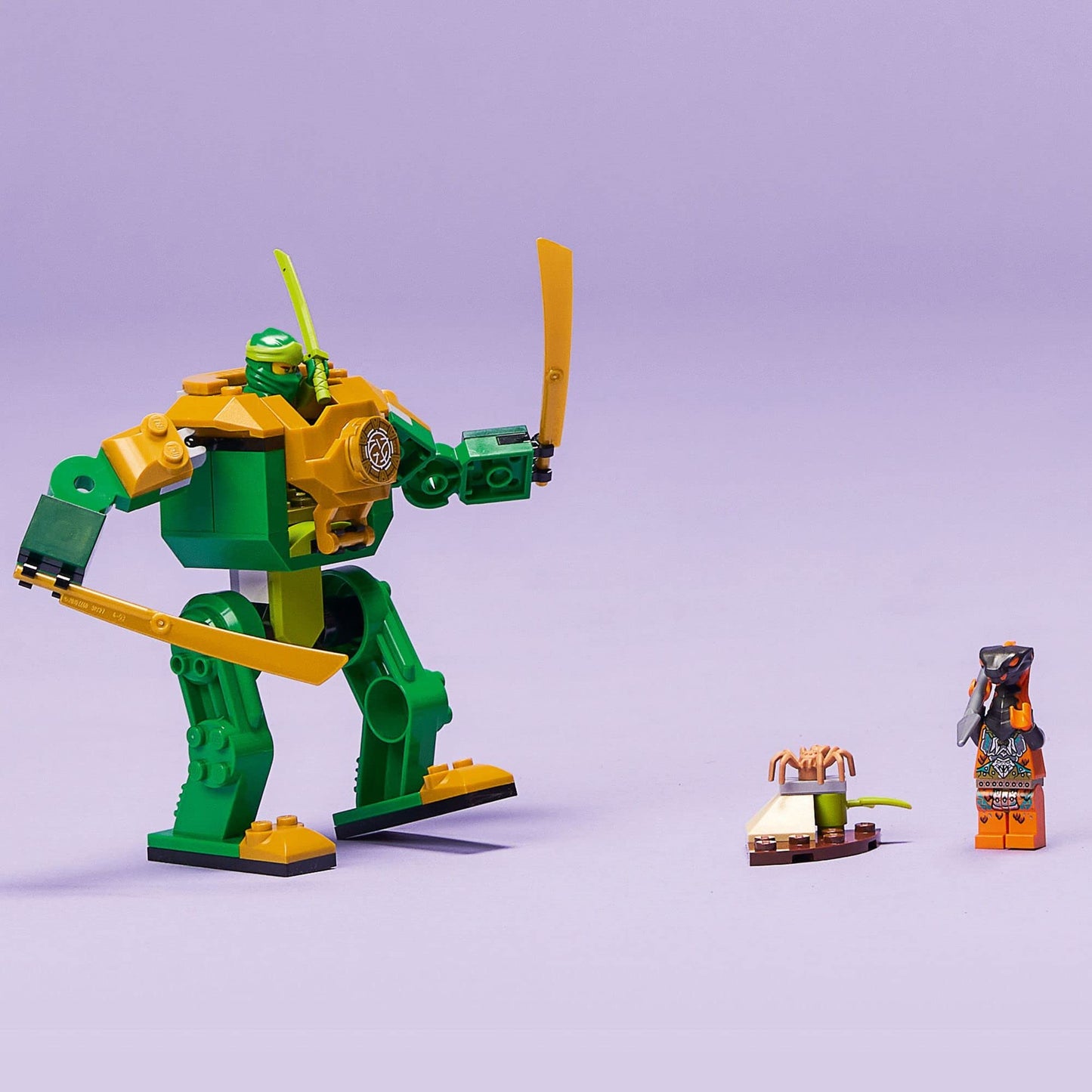 LEGO NINJAGO Lloyd’s Ninja Mech Battle 71757 – Action Figure Toy for Kids 4+