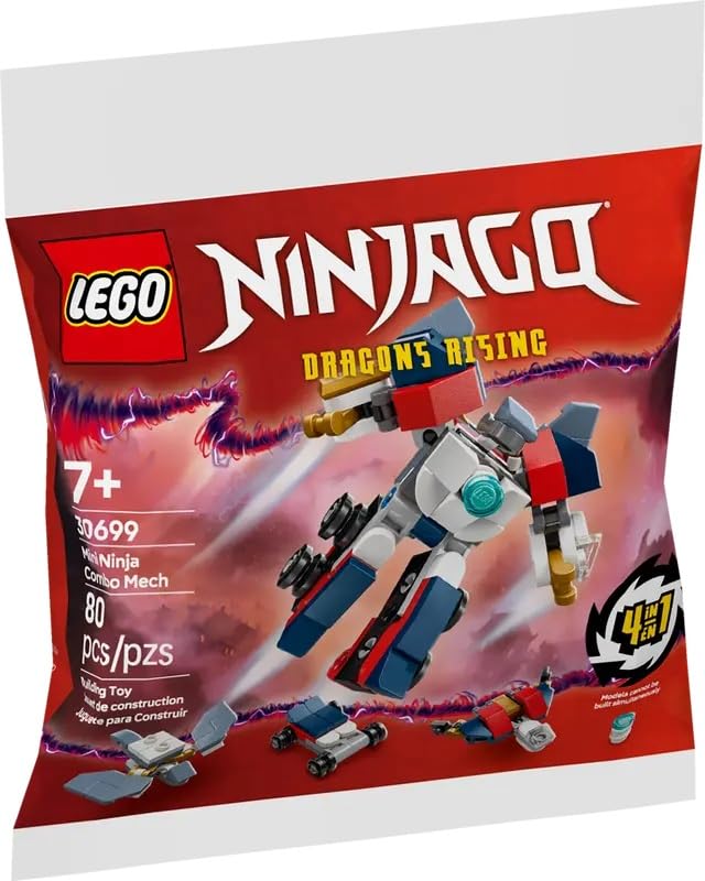 LEGO NINJAGO Mini Ninja Combo Mech – Zane Ultra Combiner Micro Mech