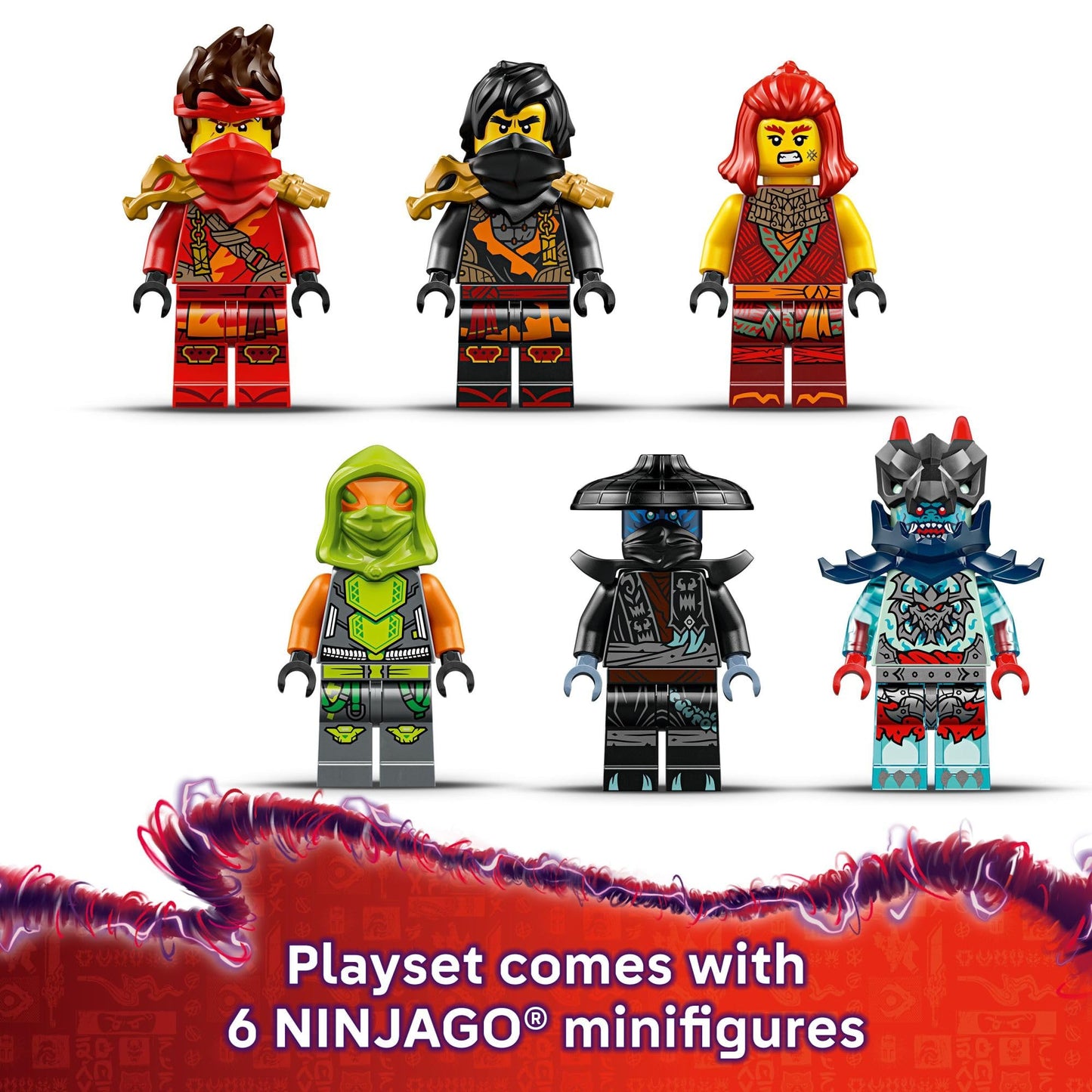 LEGO NINJAGO Ninja Combat Vehicle 3-in-1 Building Set (71844) – Dragons Rising