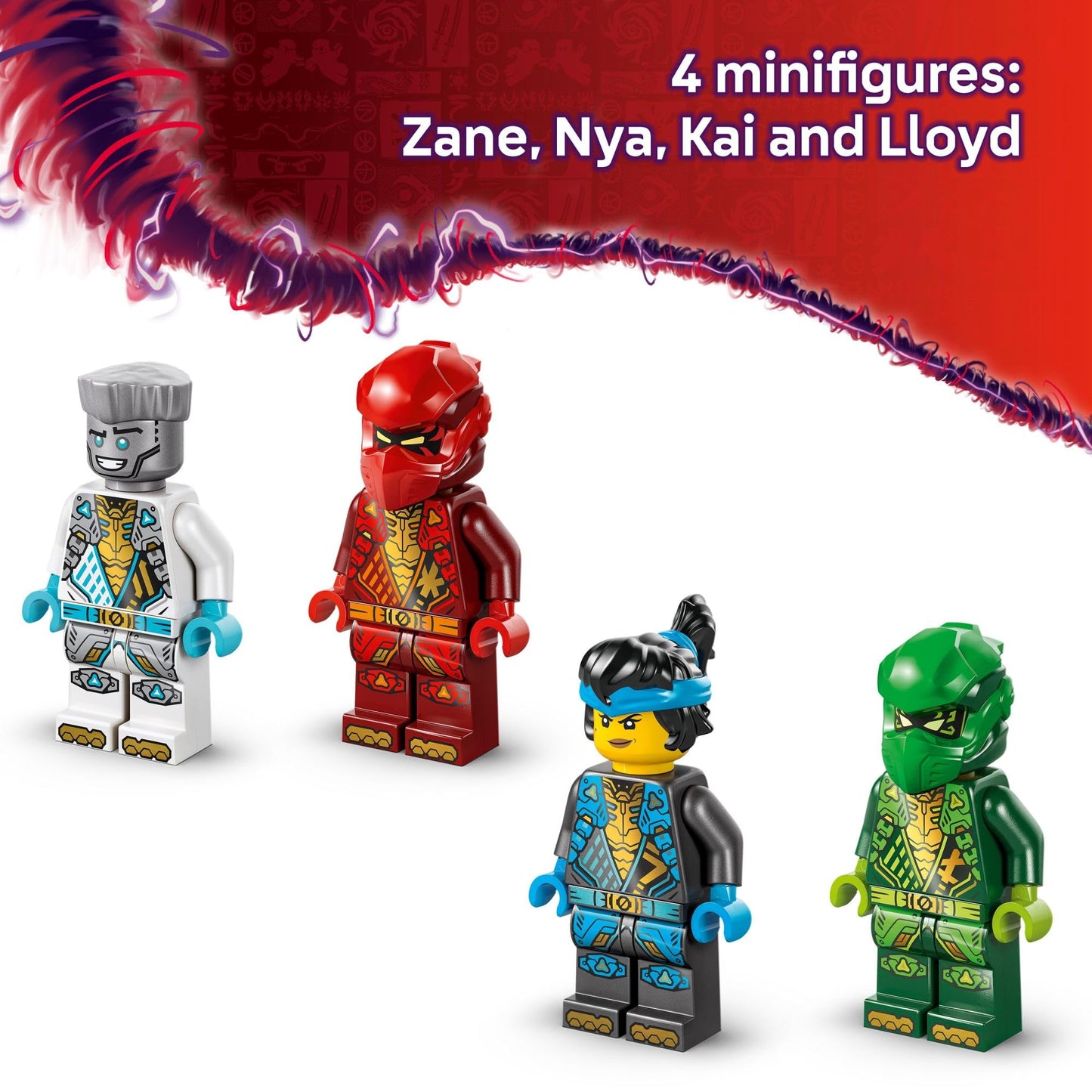 LEGO NINJAGO Ninja Spinjitzu Temple Building Toy Playset 71831 | 4 Minifigures & Baby Riyu Dragon