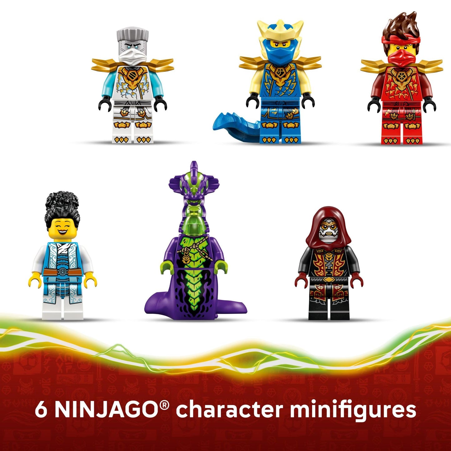LEGO NINJAGO Ninja Vehicle Tree House Battle (71857) – 642-Piece Playset with 6 Minifigures, Motorcycle & Helicopter