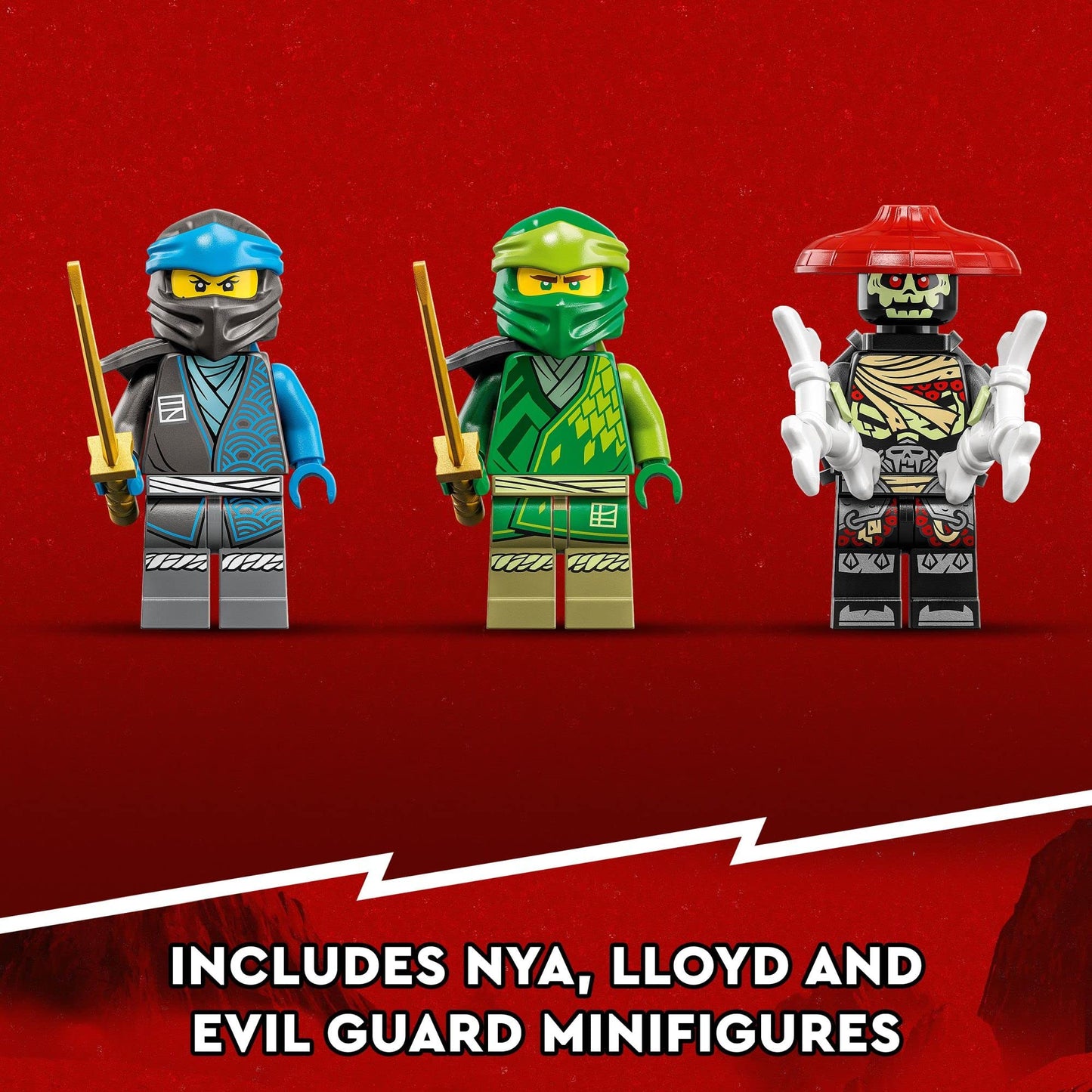 LEGO NINJAGO Nya’s Water Dragon EVO 71800 – Buildable Dragon Toy for Kids 6+
