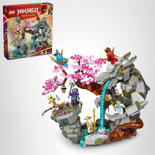 LEGO NINJAGO Dragon Stone Shrine (71819) – 1,212-Piece Ninja Display Set