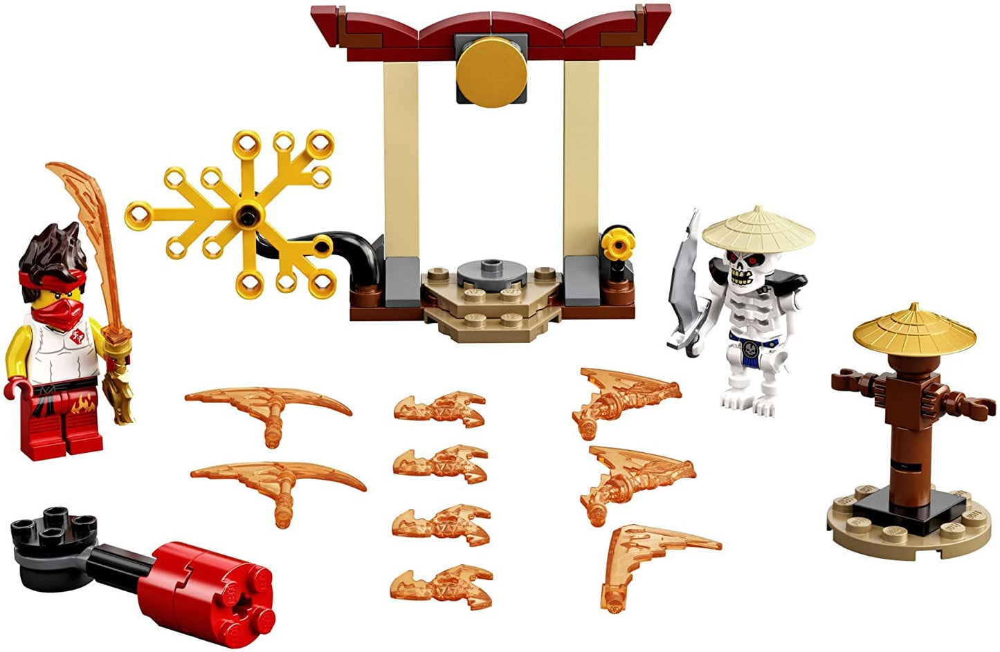 LEGO NINJAGO Epic Battle Set Kai vs. Skulkin (71730) – 61-Piece Battle Toy & Temple