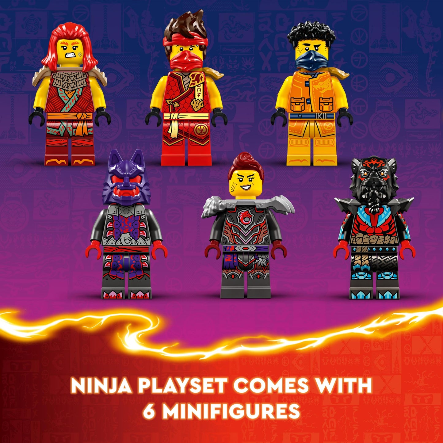 LEGO NINJAGO Source Dragon of Motion 71822 – Big Dragon Playset with 6 Minifigures