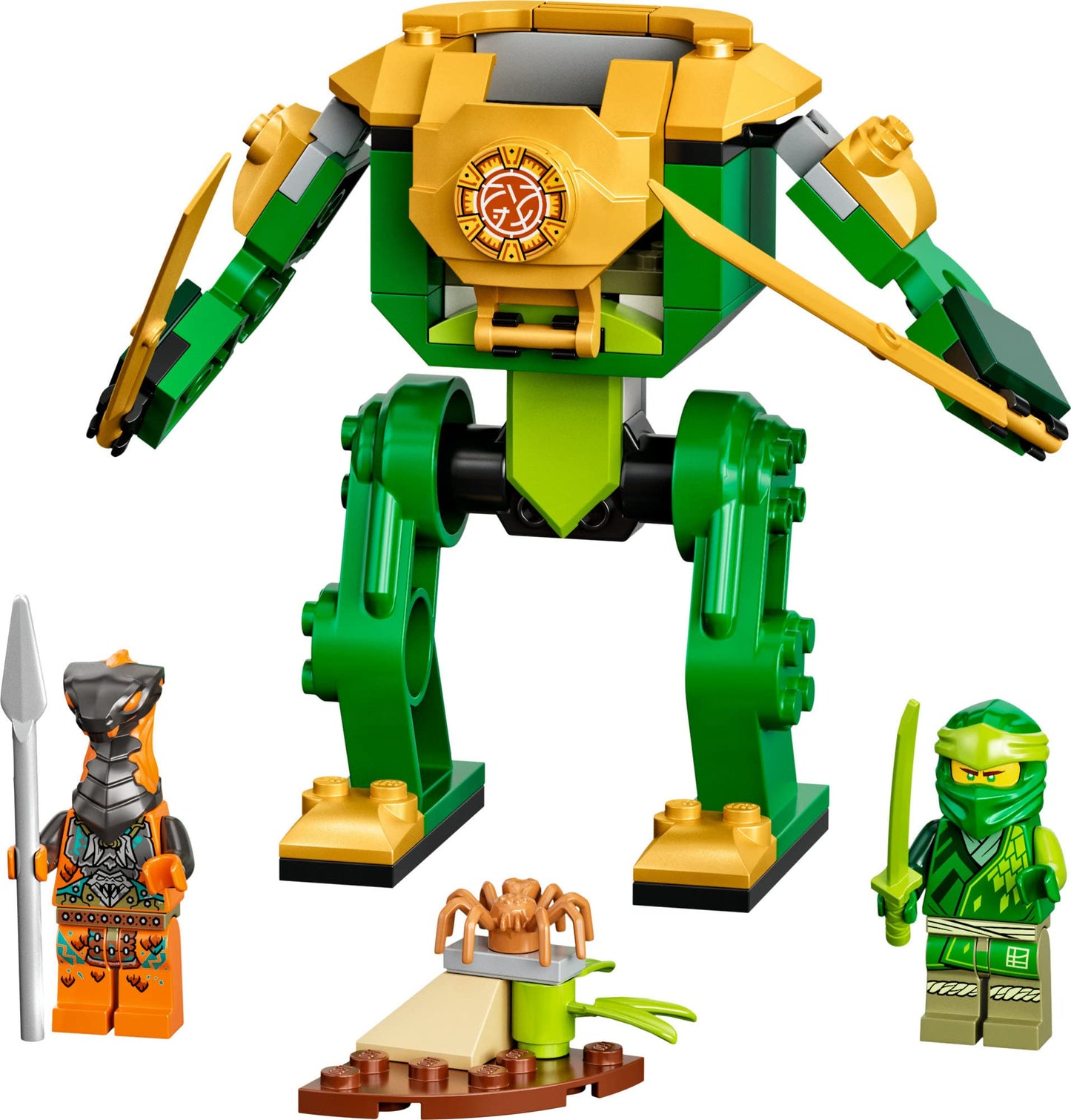 LEGO NINJAGO Lloyd’s Ninja Mech Battle 71757 – Action Figure Toy for Kids 4+