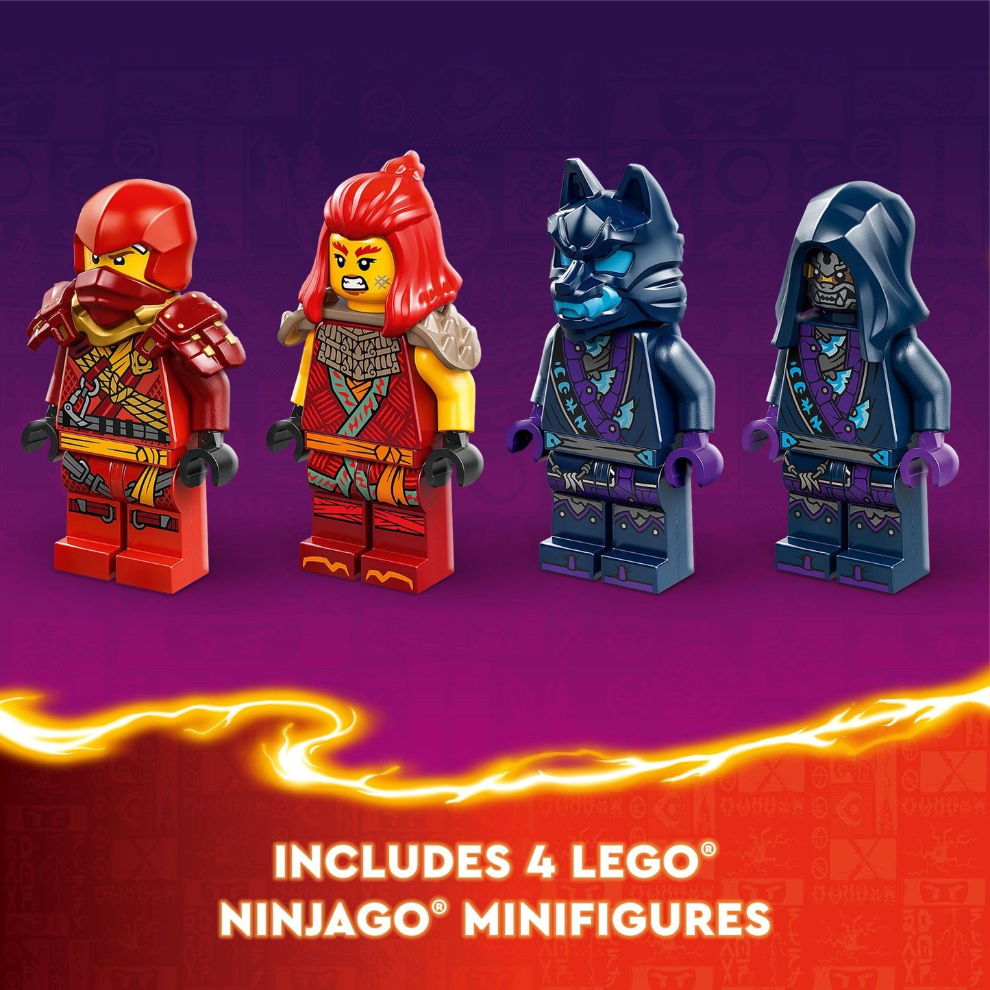 LEGO NINJAGO Kai’s Source Dragon Battle 71815 – Buildable Dragon & 4 Ninja Figures (Ages 4+)