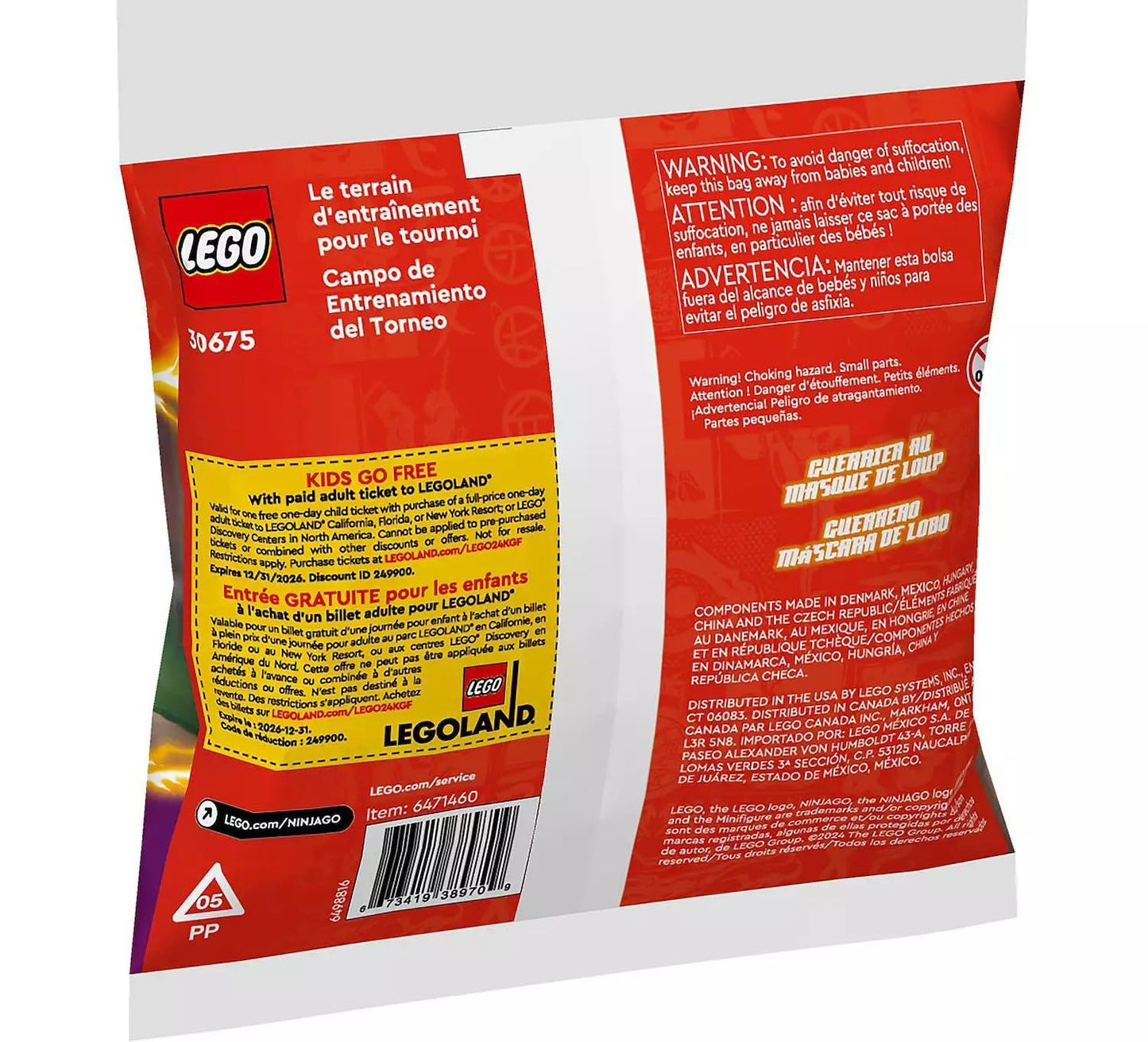 LEGO NINJAGO Tournament Training Ground Building Kit 30675 – 49 Pieces