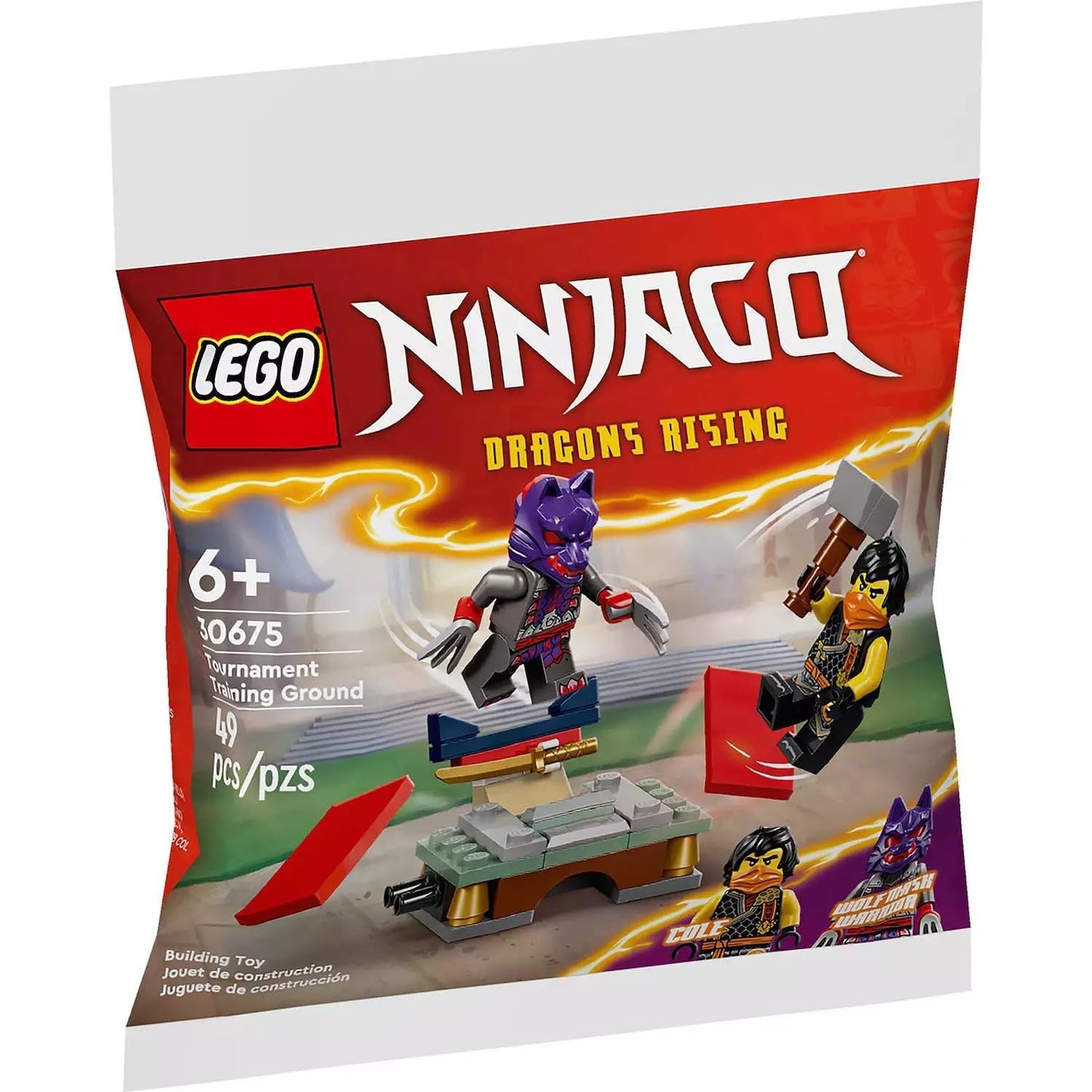 LEGO NINJAGO Tournament Training Ground Building Kit 30675 – 49 Pieces