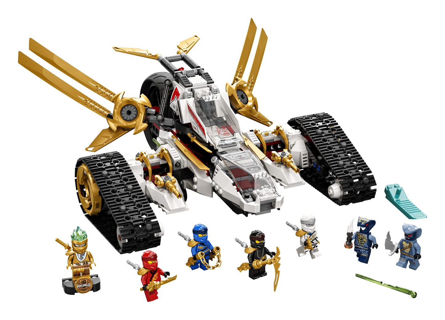 LEGO NINJAGO Legacy Ultra Sonic Raider 71739 – 4-in-1 Ninja Vehicle + 7 Minifigures
