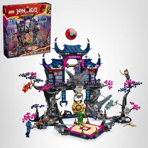 LEGO Ninjago Wolf Mask Shadow Dojo 71813 – 1,190-Piece Ninja Building Toy with 8 Minifigures