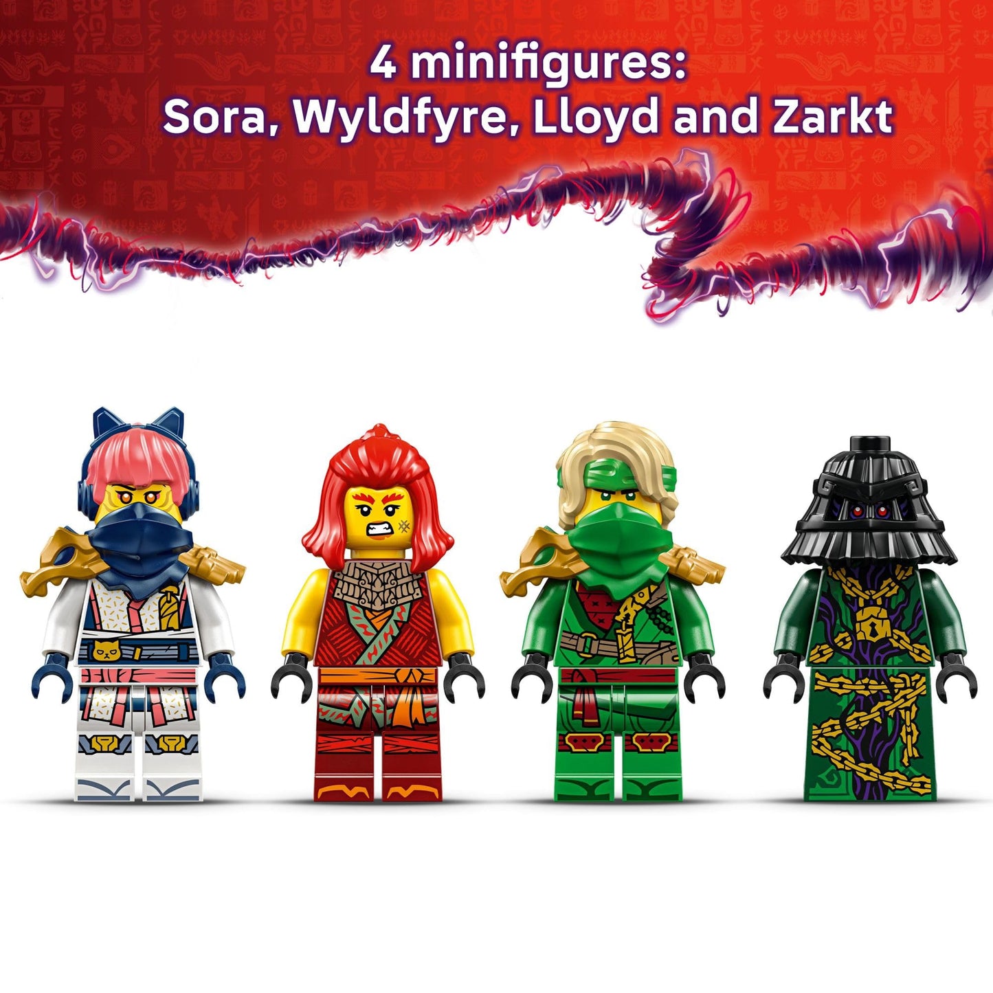 LEGO NINJAGO Rontu Master Dragon 71842 – Dragons Rising Building Kit with 4 Minifigures