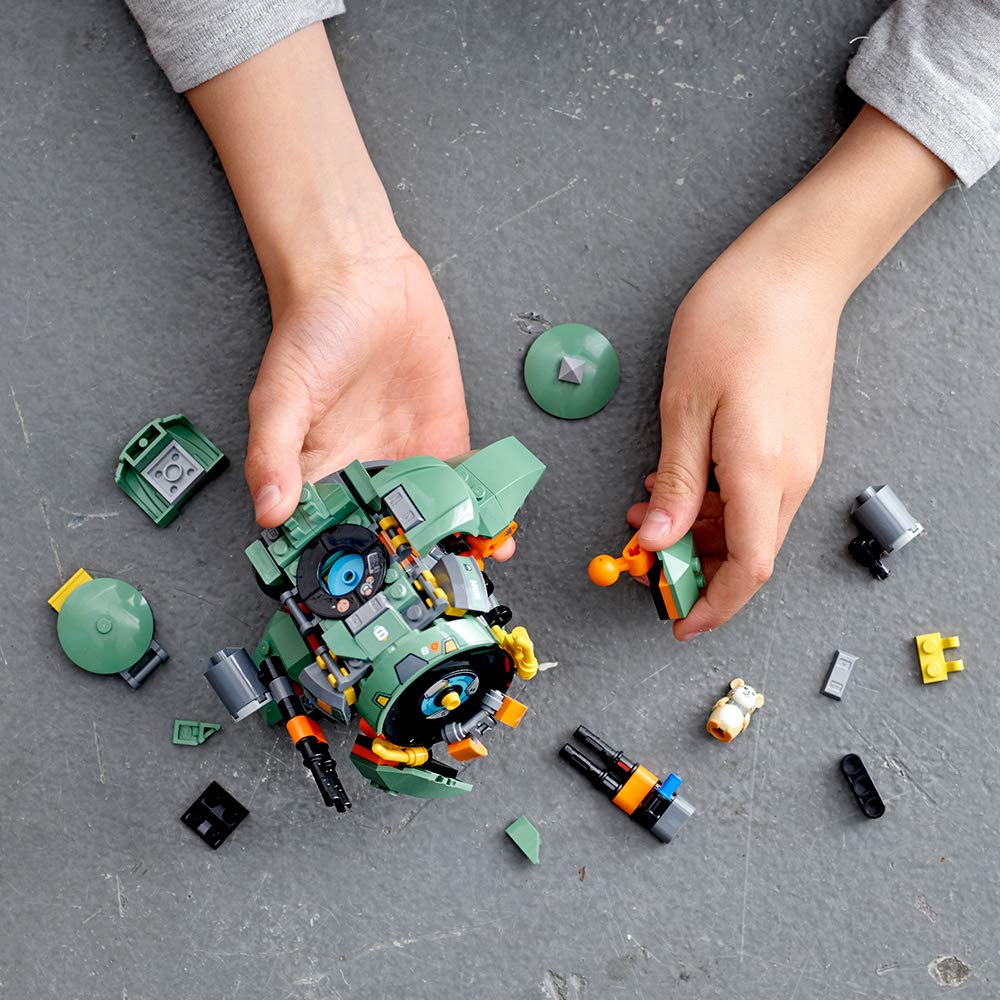 LEGO Overwatch Wrecking Ball 75976 Building Kit – Transforming Mech to Ball, 227 Pieces