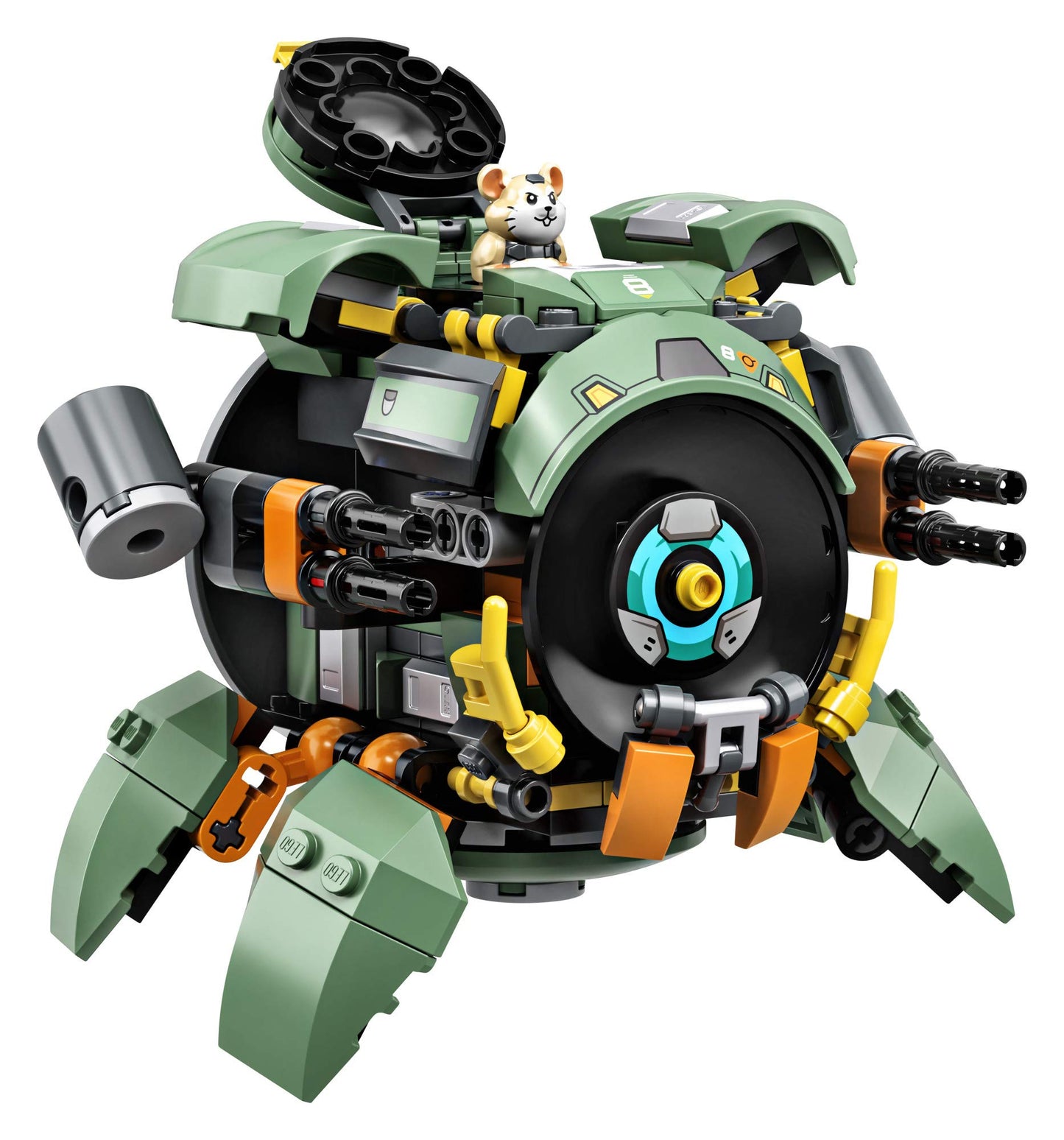 LEGO Overwatch Wrecking Ball 75976 Building Kit – Transforming Mech to Ball, 227 Pieces