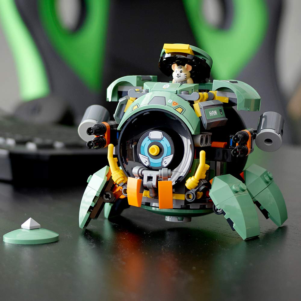 LEGO Overwatch Wrecking Ball 75976 Building Kit – Transforming Mech to Ball, 227 Pieces