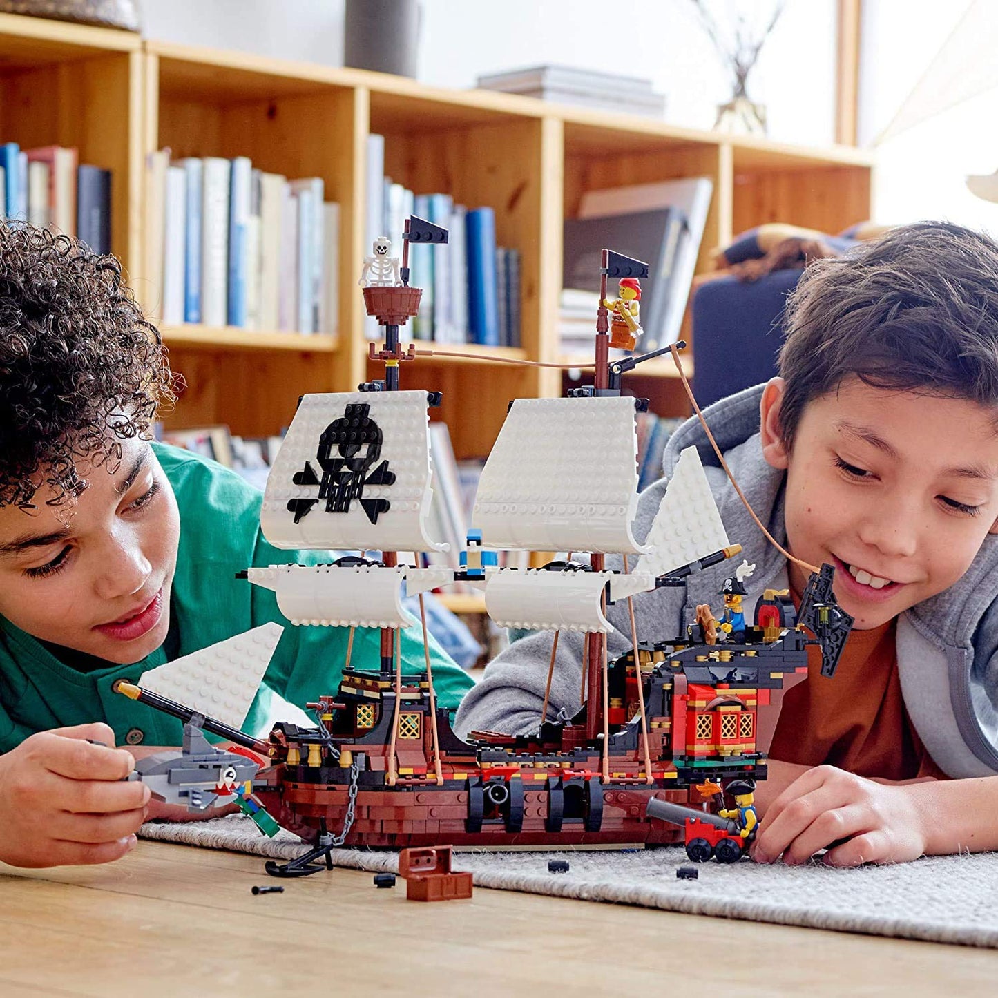 LEGO Creator 3 in 1 Pirate Ship Building Set (31109) – 3 Models in 1