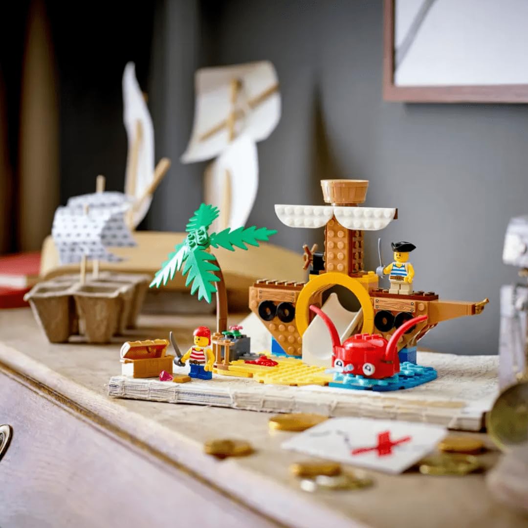 LEGO 40589 Pirate Ship Playground – Creative Playset for Kids 7+