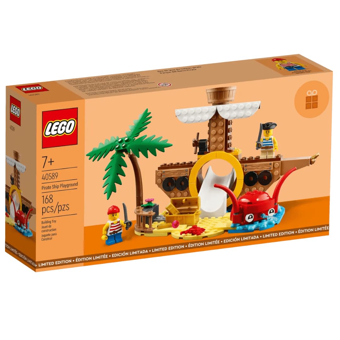 LEGO 40589 Pirate Ship Playground – Creative Playset for Kids 7+