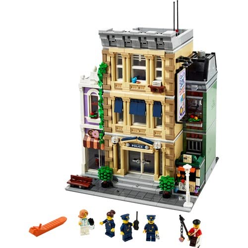 LEGO Police Station 10278 Building Kit for Adults | 2,923 Pieces | Modular Display Model