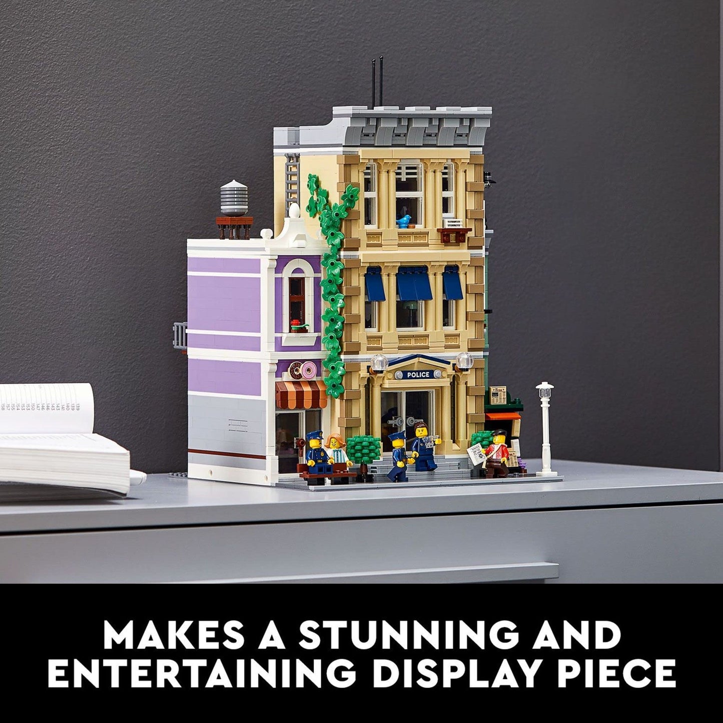 LEGO Police Station 10278 Building Kit for Adults | 2,923 Pieces | Modular Display Model