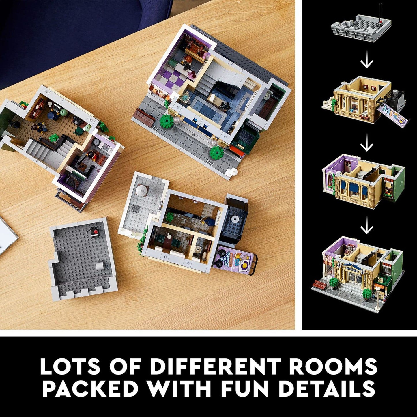 LEGO Police Station 10278 Building Kit for Adults | 2,923 Pieces | Modular Display Model