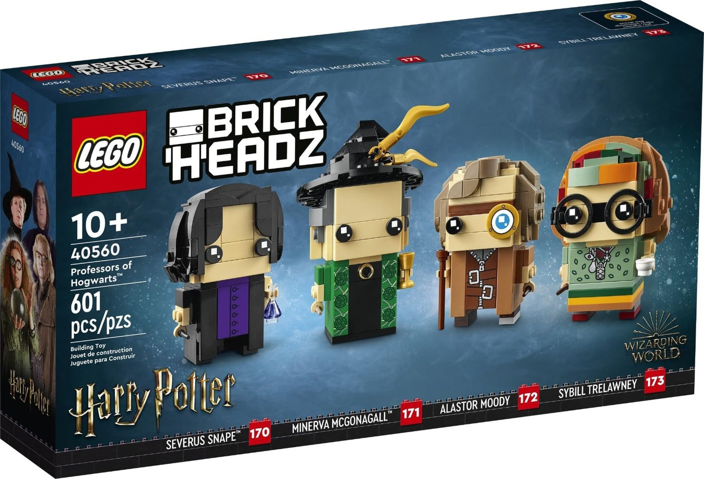 LEGO 40560 Professors of Hogwarts Building Set – 601 Pieces | BrickHeadz