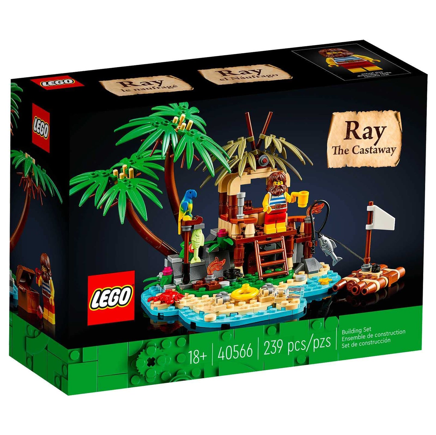 LEGO Ray the Castaway (40566) Building Kit | LEGO Ideas 2022