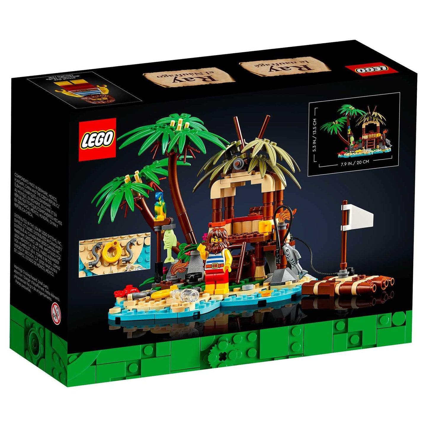 LEGO Ray the Castaway (40566) Building Kit | LEGO Ideas 2022