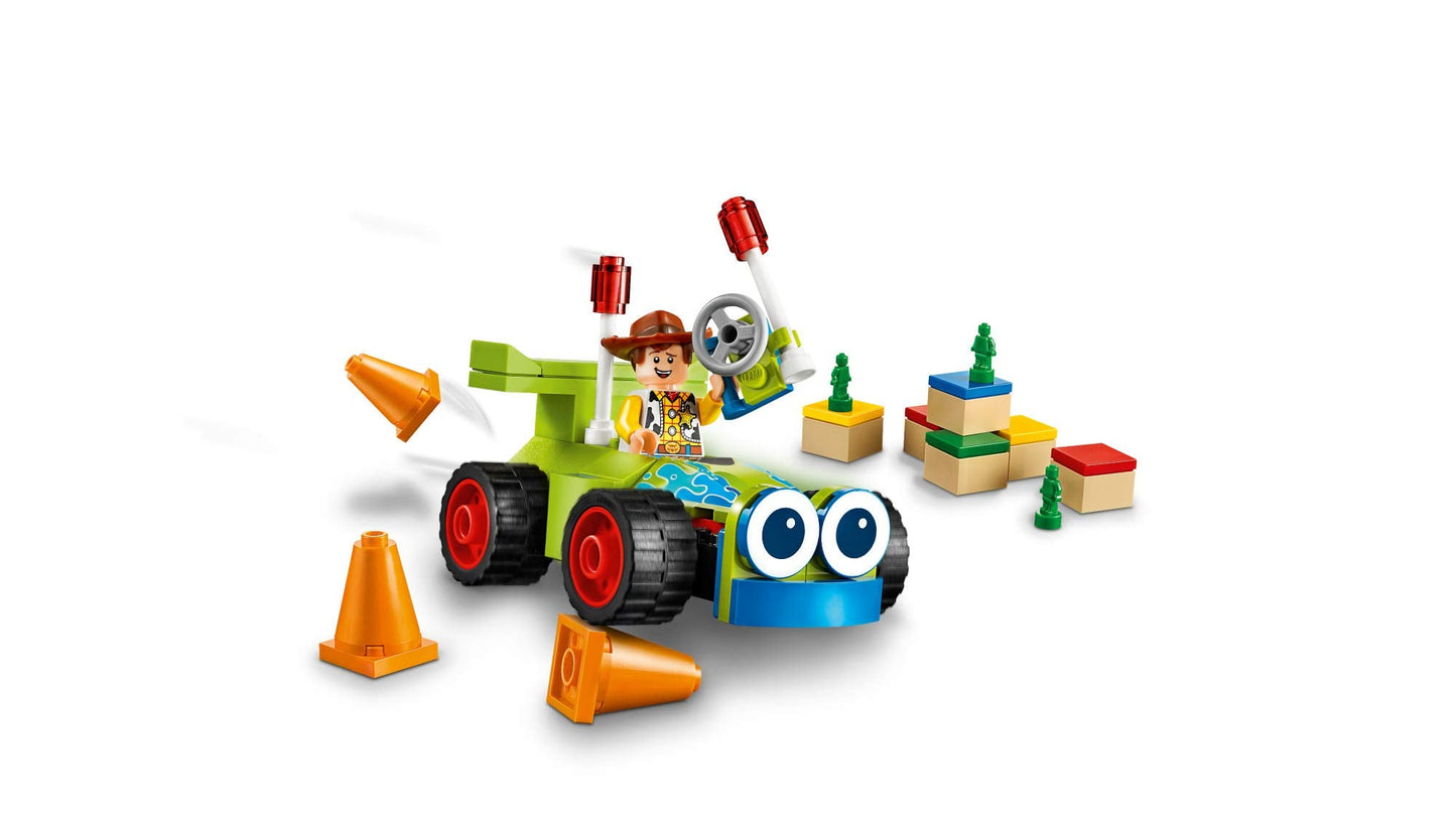 LEGO Toy Story 4 Woody & RC 10766 Building Kit – 69 Pieces | For Ages 4+