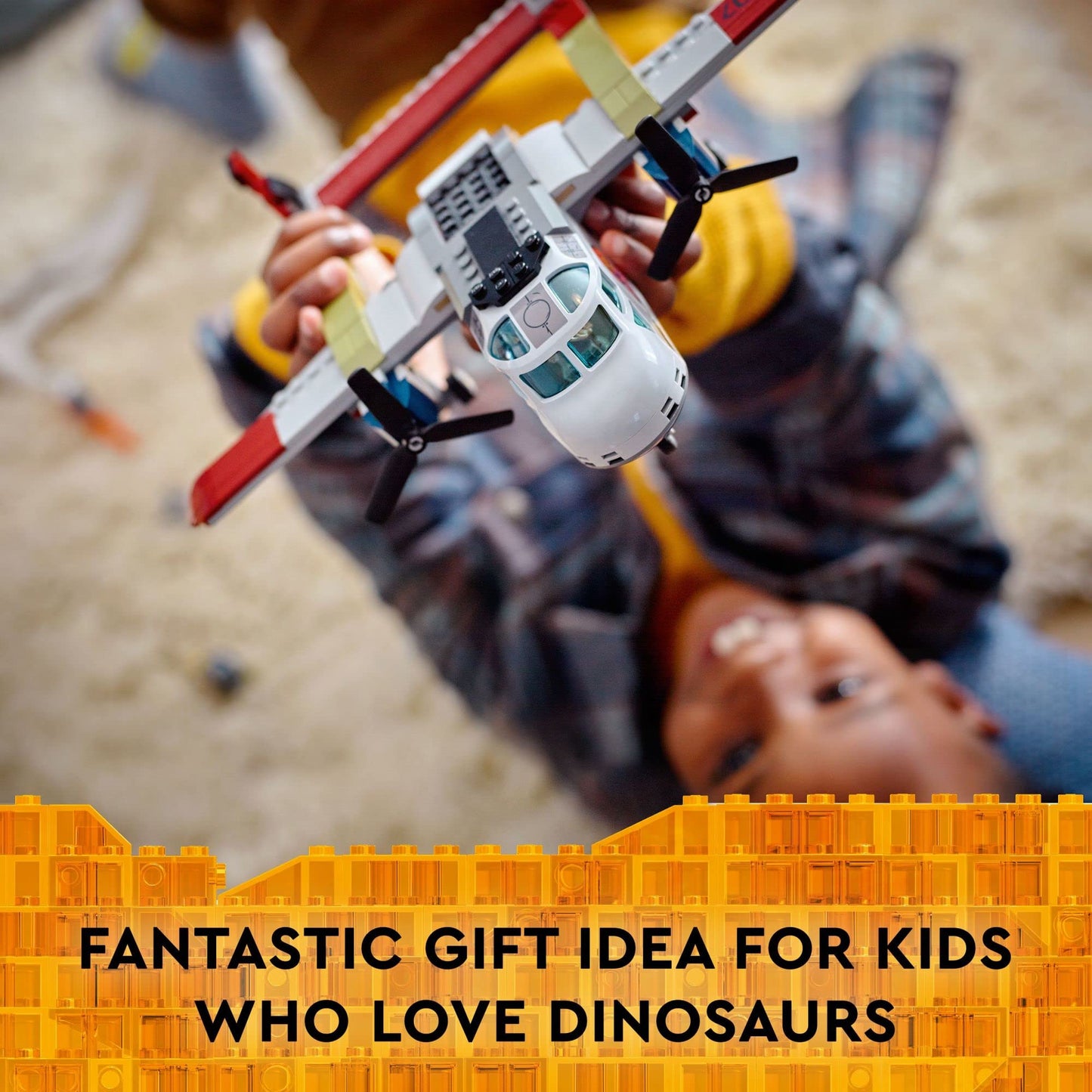 LEGO Jurassic World Quetzalcoatlus Plane Ambush Set 76947 – Dinosaur Toy Figure & Airplane Model