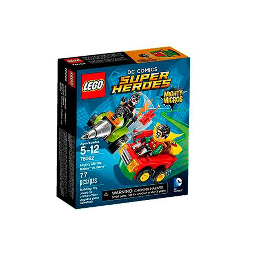 LEGO Super Heroes Mighty Micros: Robin vs Bane 76062 Building Kit (77 Pieces)