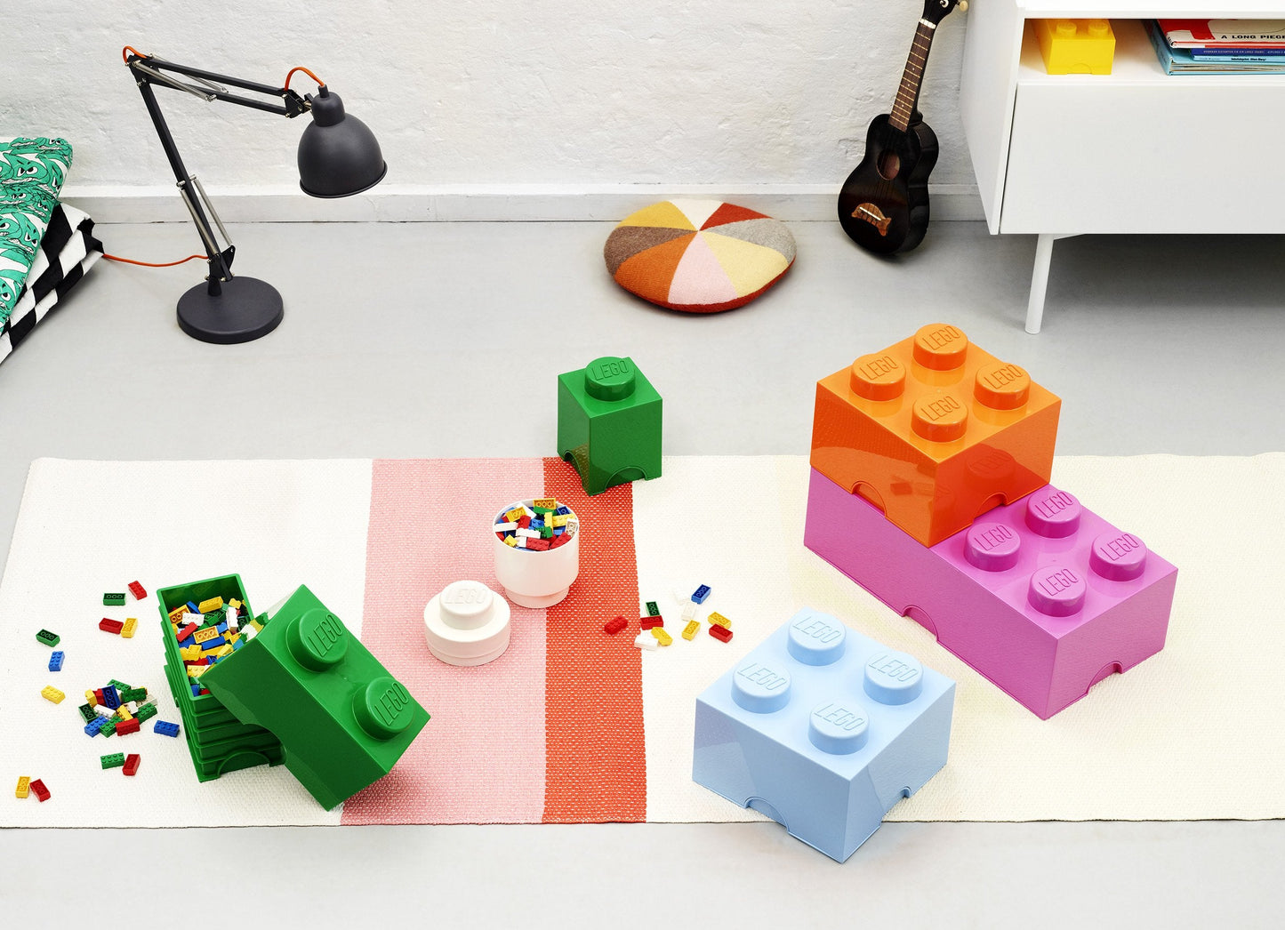 LEGO Room Copenhagen Brick Box 4 – Bright Red | Storage & Play