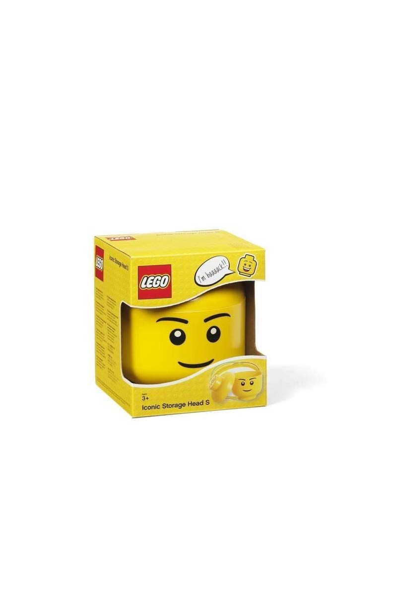 LEGO Room Copenhagen Storage Head — Small Boy Mini Figure Box for Tidy Playrooms
