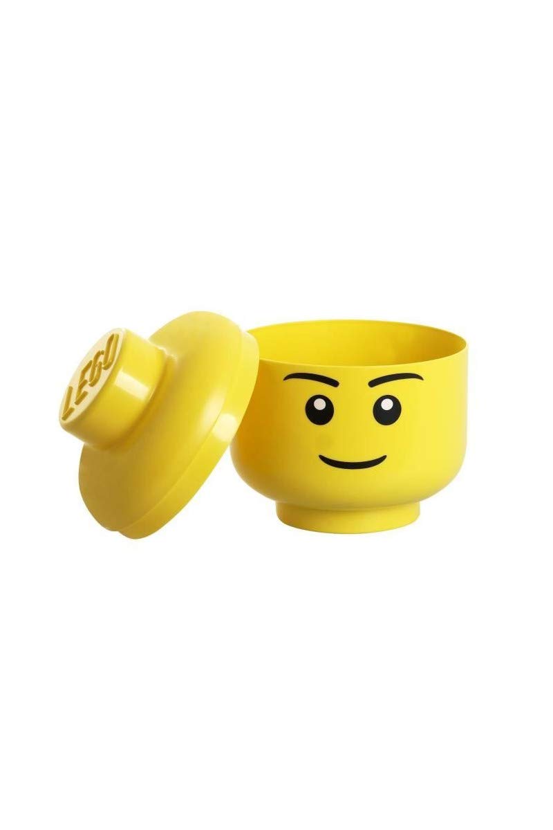 LEGO Room Copenhagen Storage Head — Small Boy Mini Figure Box for Tidy Playrooms
