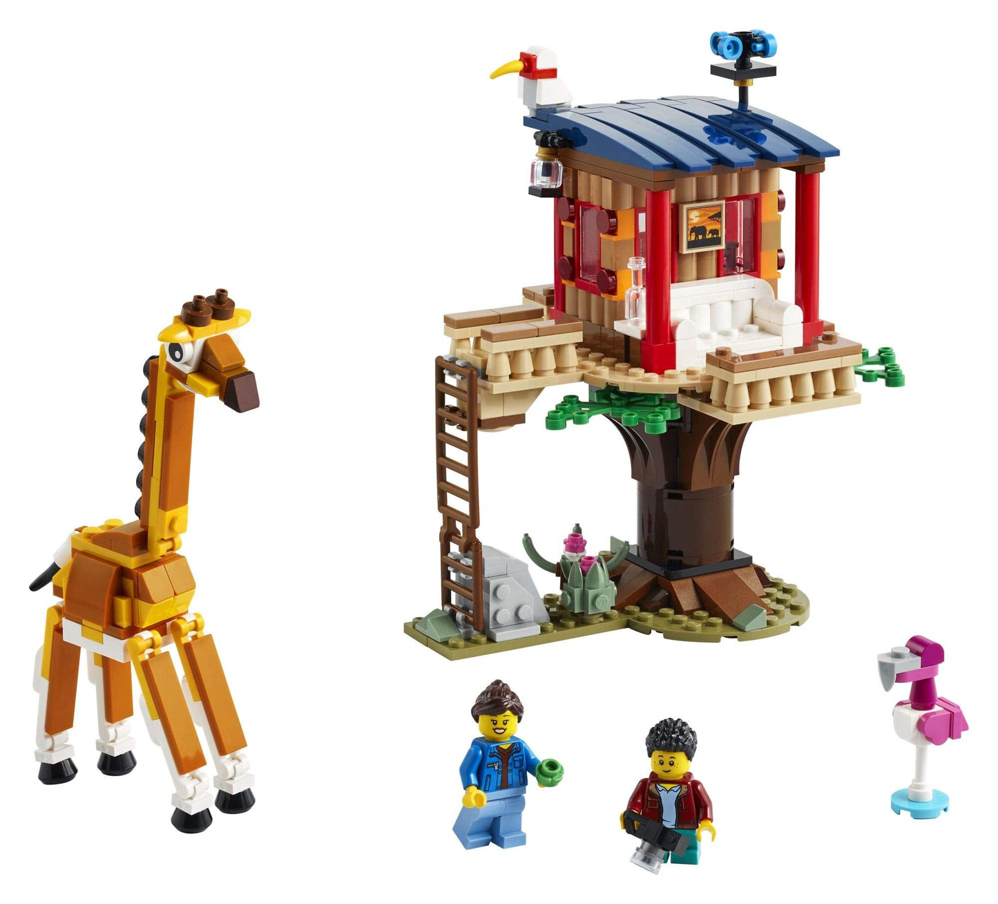 LEGO Creator 3in1 Safari Wildlife Tree House 31116 – 3-in-1 Building Kit