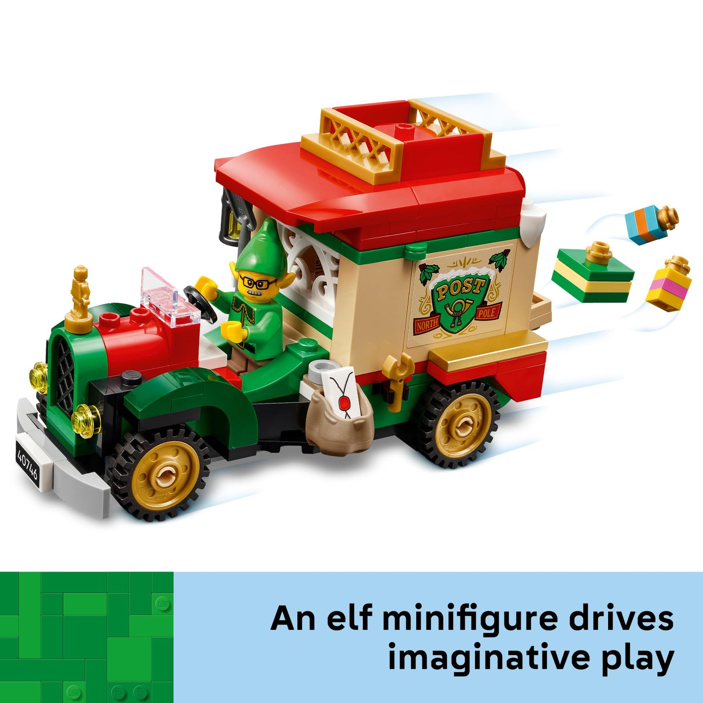 LEGO Santa’s Delivery Truck 40746 – Building Toy for Kids 8+ | Christmas Decor & Play