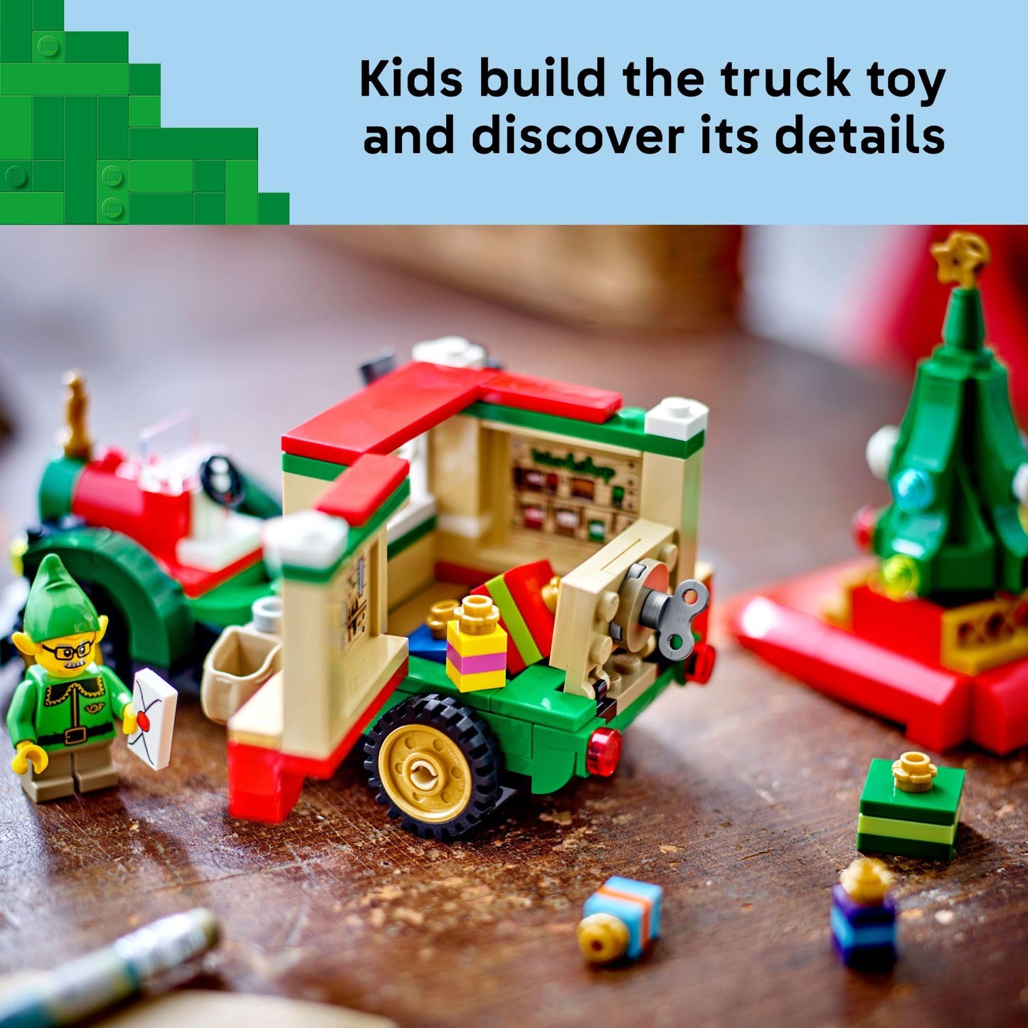 LEGO Santa’s Delivery Truck 40746 – Building Toy for Kids 8+ | Christmas Decor & Play