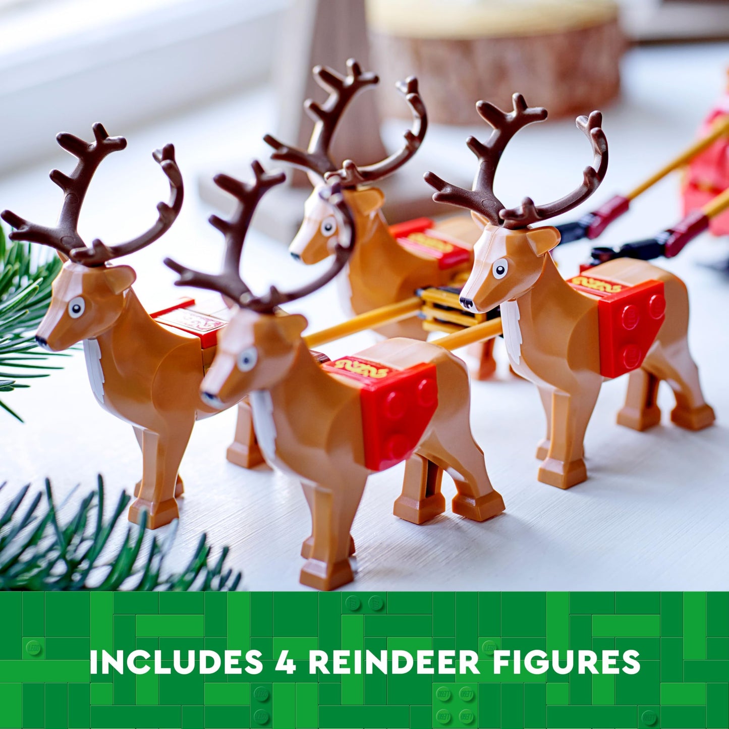 LEGO Santa's Sleigh 40499 – Buildable Holiday Toy for Kids 9+ | 343 Pieces