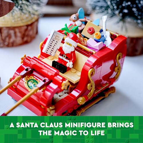 LEGO Santa's Sleigh 40499 – Buildable Holiday Toy for Kids 9+ | 343 Pieces