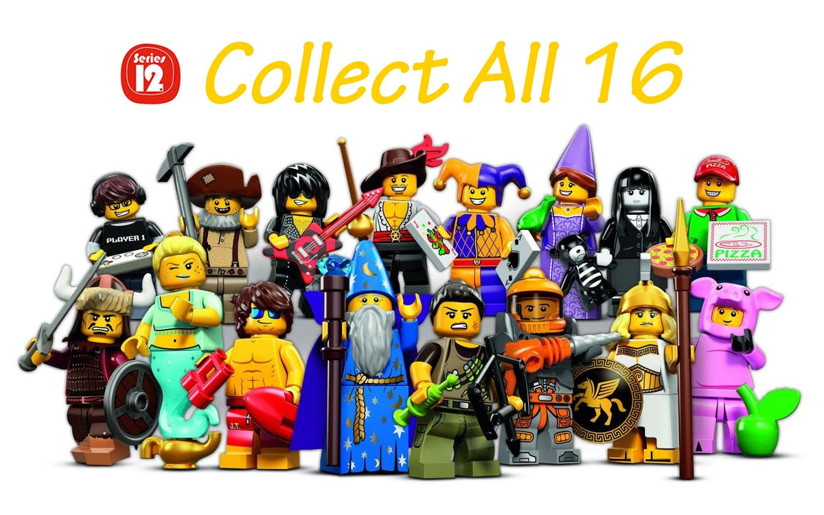 LEGO Series 12 Blue Wizard Minifigure - Collectible Figure