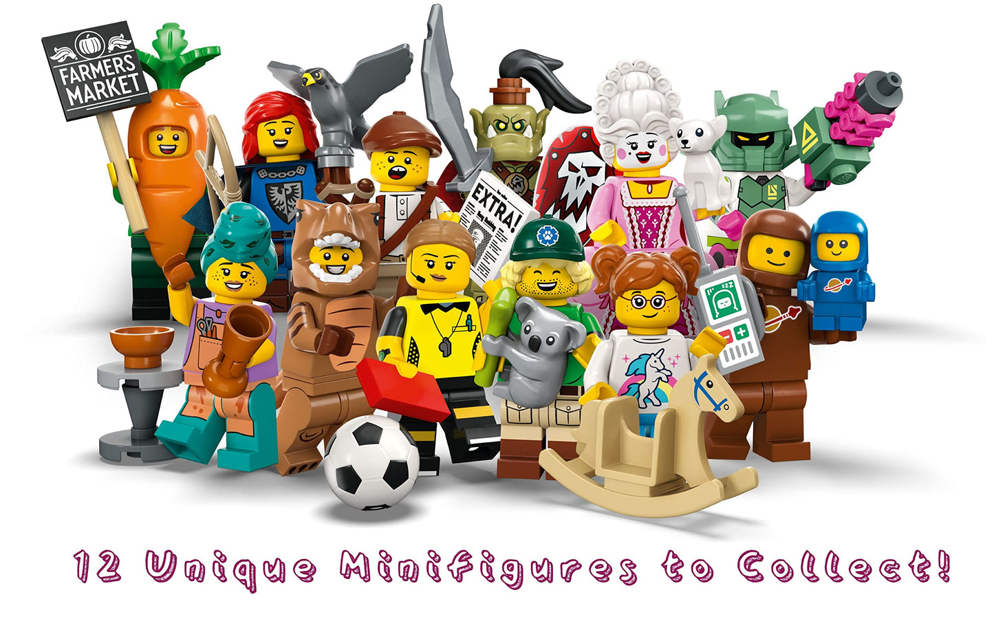 LEGO Collectable Minifigures Series 24: Brown Astronaut & Spacebaby (71037)
