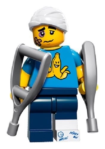 LEGO Series 15 Collectible Minifigure 71011 – Clumsy Guy | Authentic LEGO Figure