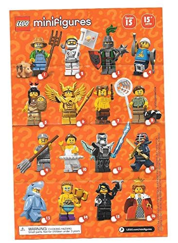LEGO Shark Suit Guy #13 of 16, Minifigures Series 15 Set 71011 SEALED Retail Packaging