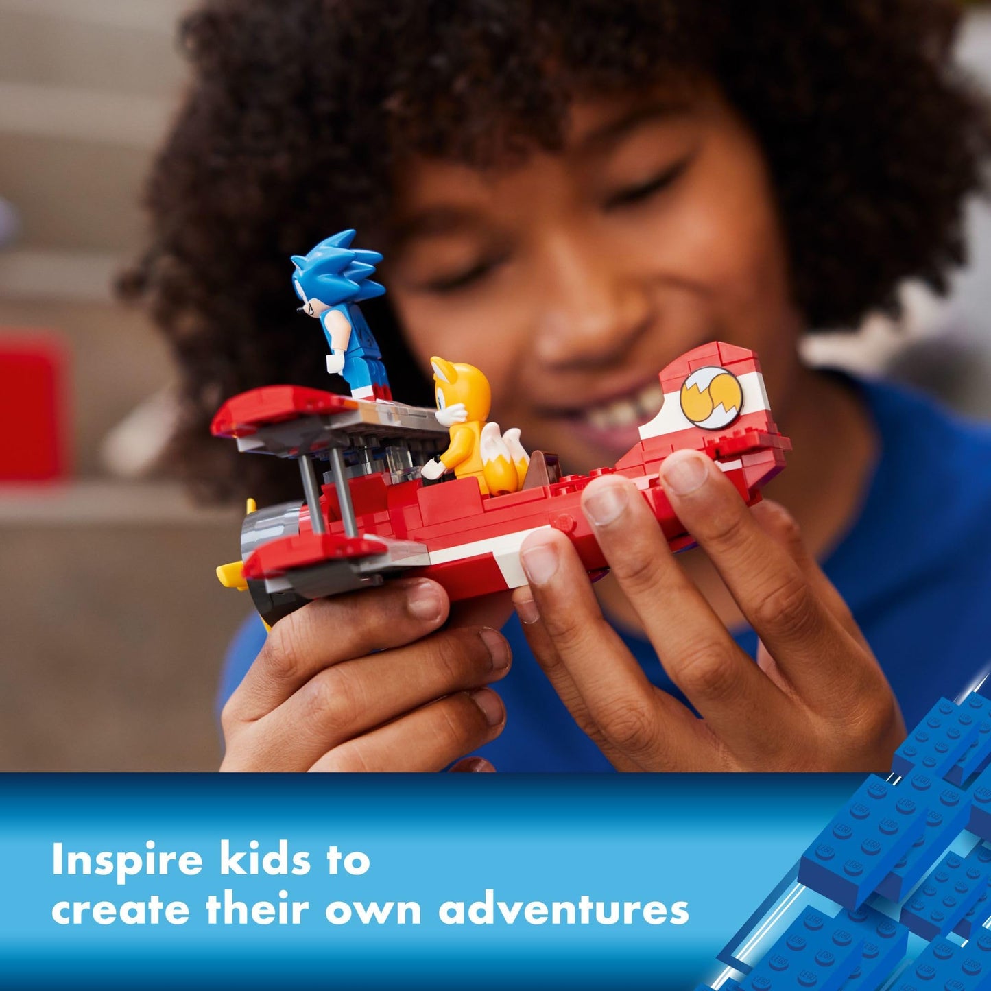 LEGO Sonic the Hedgehog: Tails' Workshop and Tornado Plane 76991 - 376-Piece Playset for Ages 6+