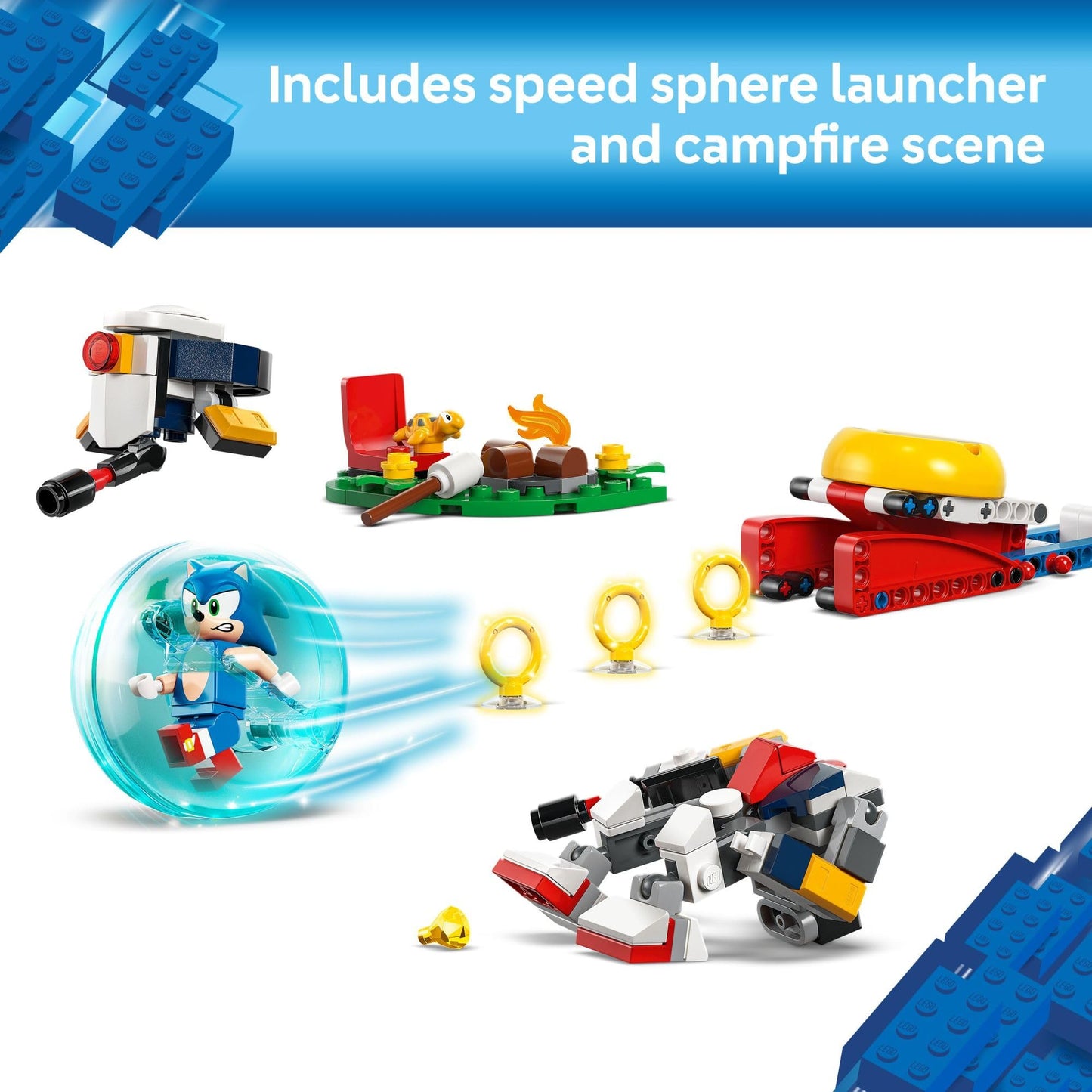 LEGO Sonic The Hedgehog: Sonic’s Campfire Clash 77001 – Collectible Playset
