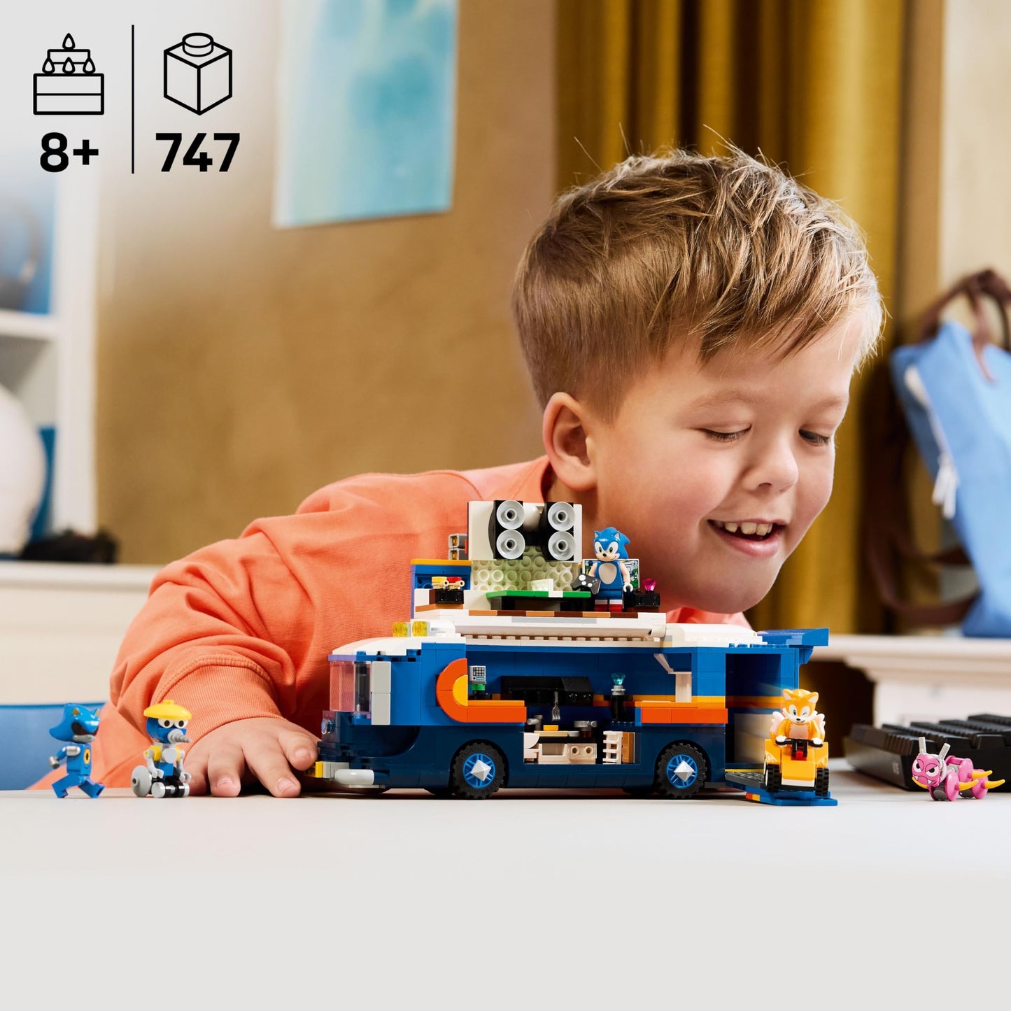 LEGO Sonic The Hedgehog Team Sonic Command Truck 77006 – Buildable Playset & 5 Figures