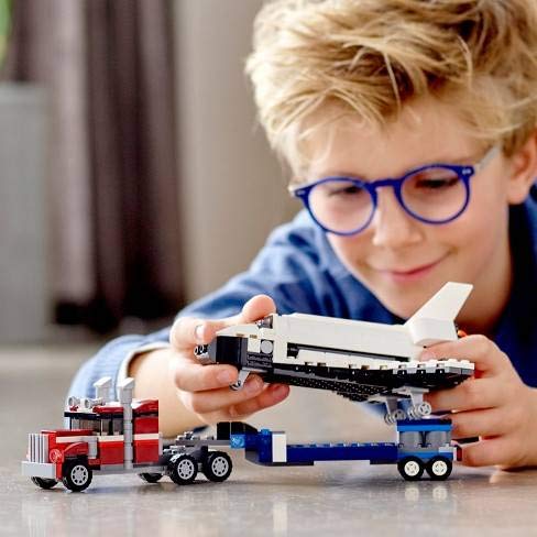 LEGO Creator 3in1 Shuttle Transporter 31091 – 341 Pieces | 3-in-1 Building Kit