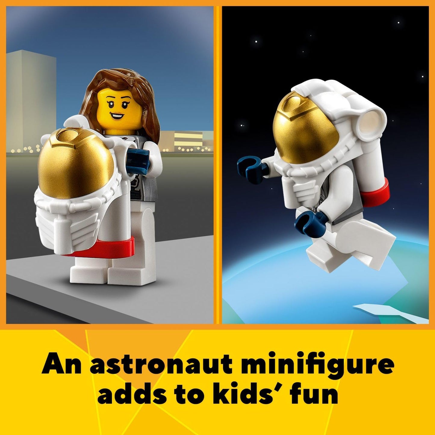 LEGO Creator 3in1 Space Shuttle Adventure 31117 – 486 Pieces, 3 Build Modes